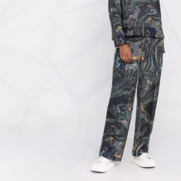 fendi marble print wool knit trousers - Picture 4 of 7